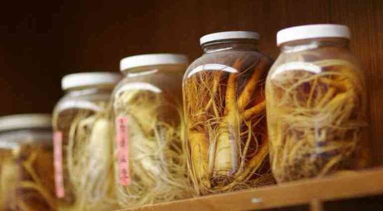 Ginseng tincture to increase male potency
